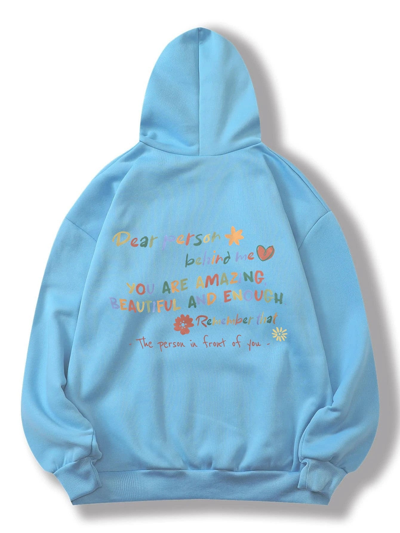 Women's Personalized Letter Printed Fleece Hoodie