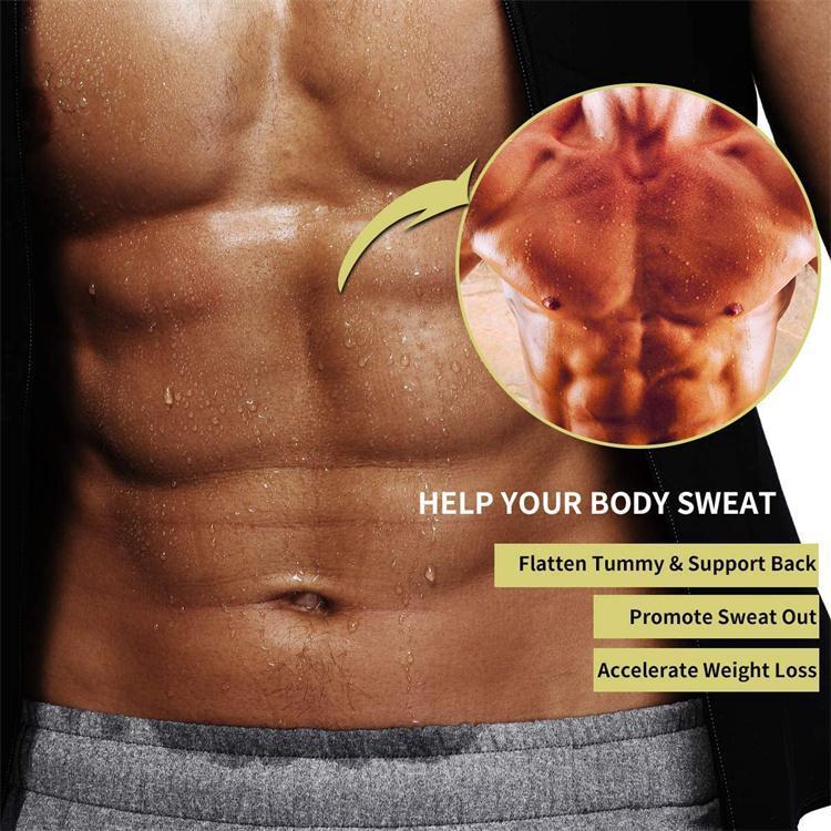 Gilet sauna minceur homme – Haut shapewear fitness.