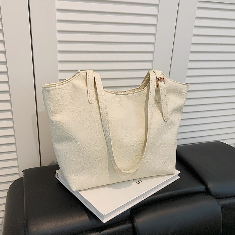 Retro Large Capacity Bag Women's Bag Trendy Korean Style