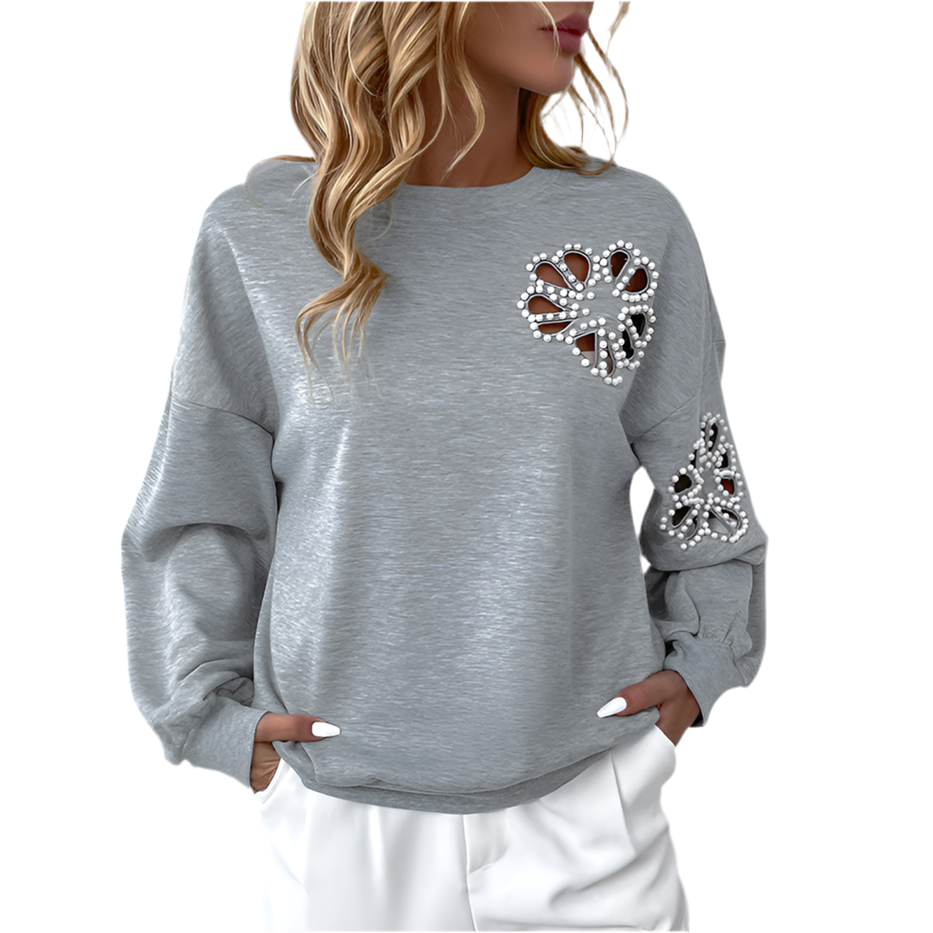 Maglione traforato da donna – Vestibilità ampia, look casual chic
