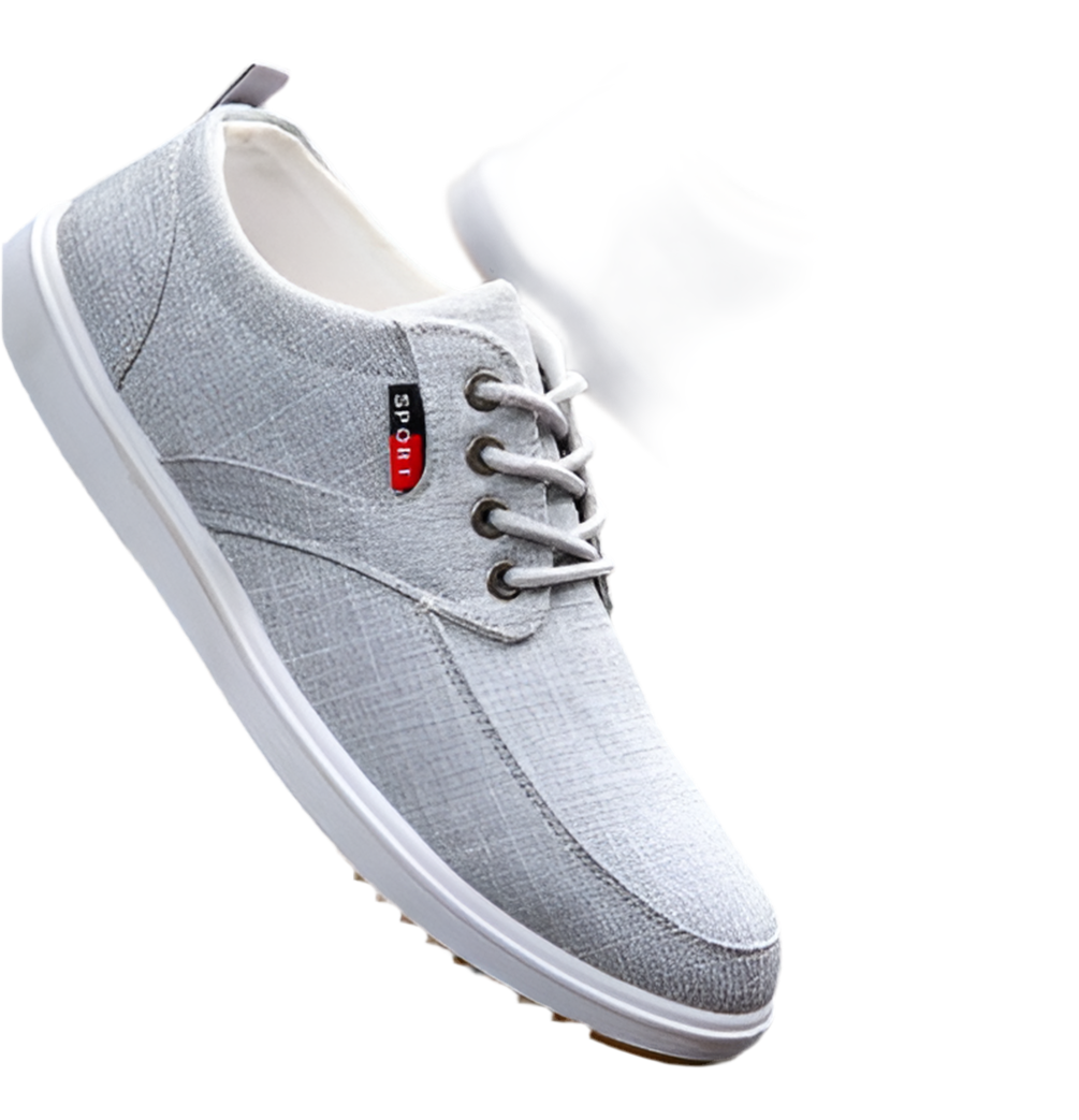 Chaussures Homme en Toile à Lacets – Décontractées & Respirantes