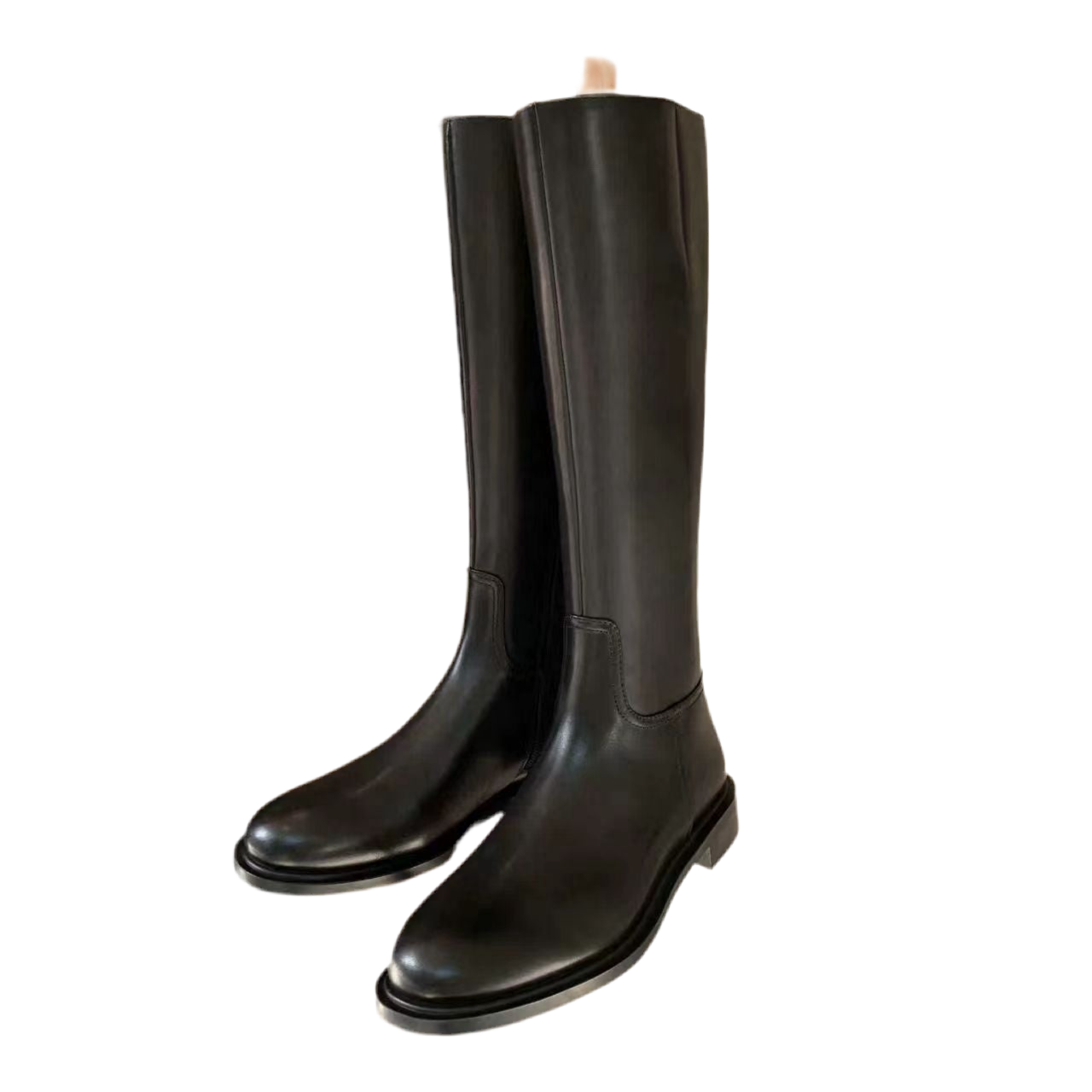 Bottes Hautes – Bout Rond, Fermeture Éclair, Doublées Polaire