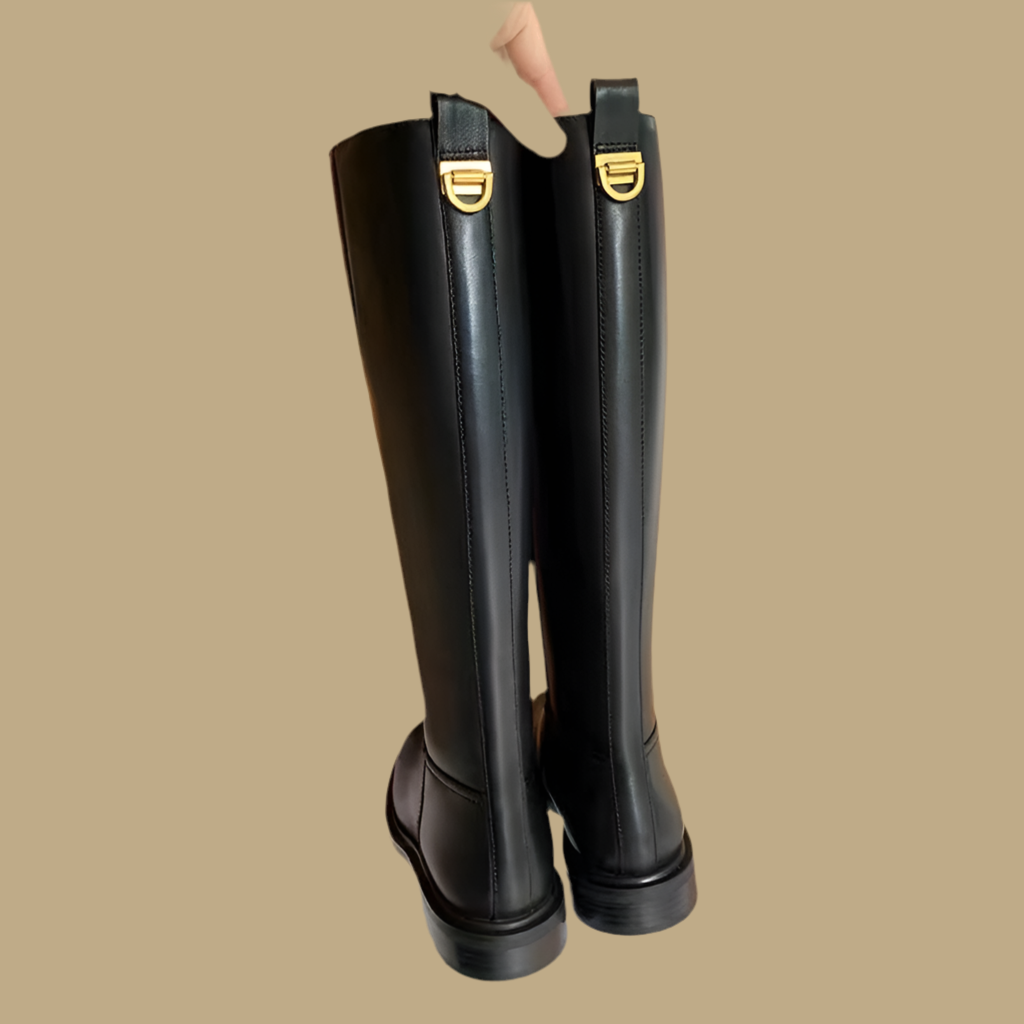 Bottes Hautes – Bout Rond, Fermeture Éclair, Doublées Polaire