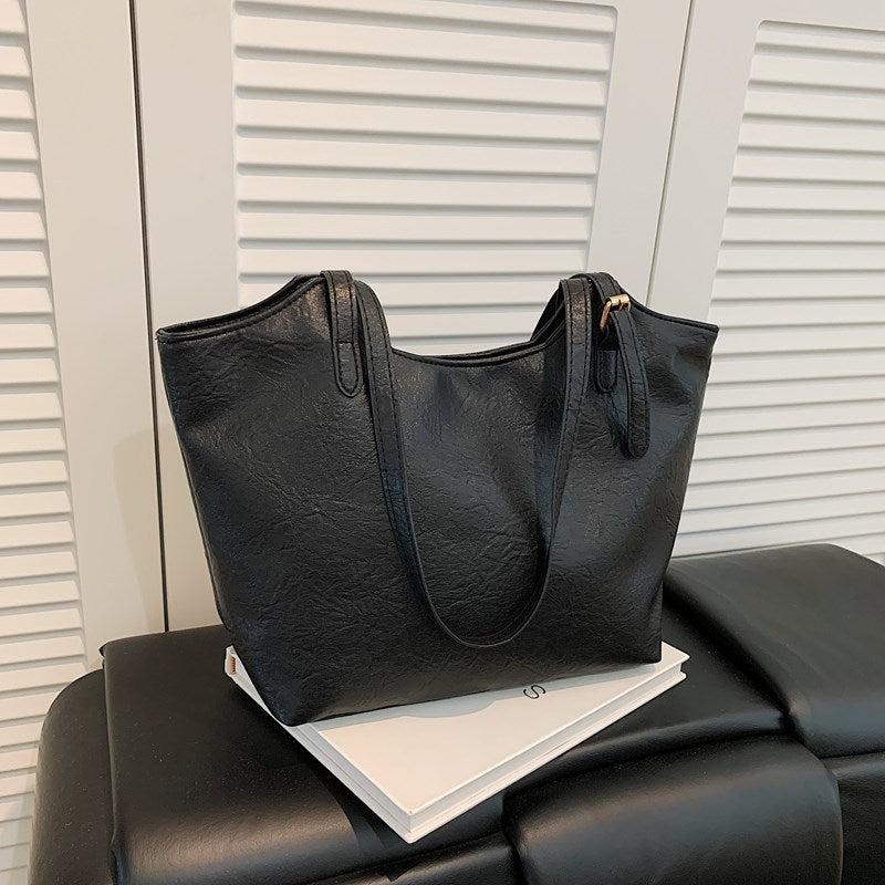 Retro Large Capacity Bag Women's Bag Trendy Korean Style