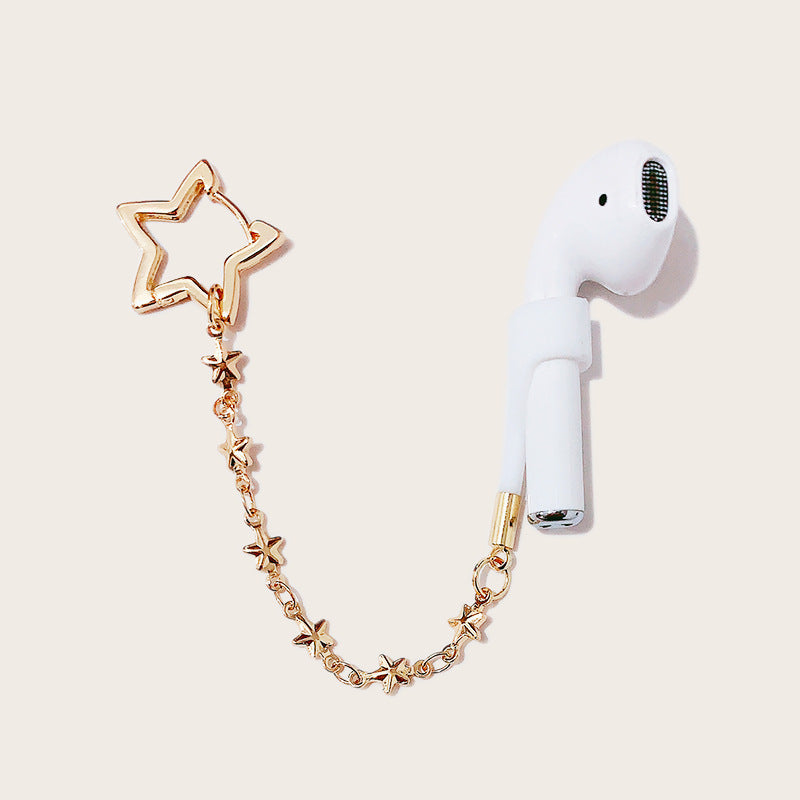 Boucles d’oreilles avec corde anti-perte pour écouteurs Bluetooth