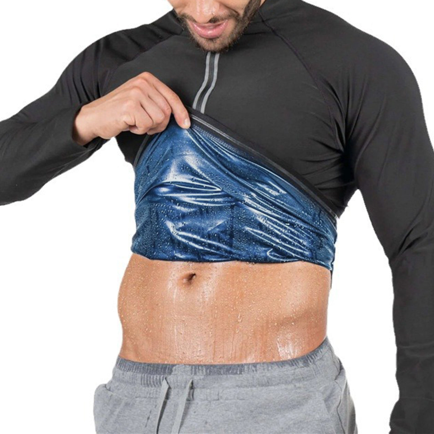 Gilet Sport Homme Zippé – Manches Longues ou Courtes