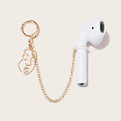 Boucles d’oreilles avec corde anti-perte pour écouteurs Bluetooth