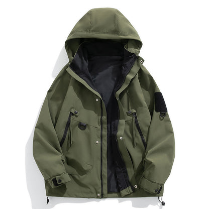 Veste homme à capuche imperméable - Style outdoor décontracté et tendance