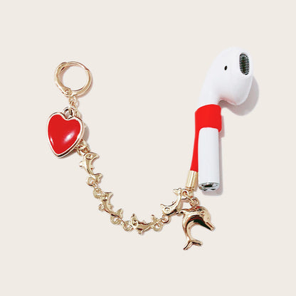 Boucles d’oreilles avec corde anti-perte pour écouteurs Bluetooth