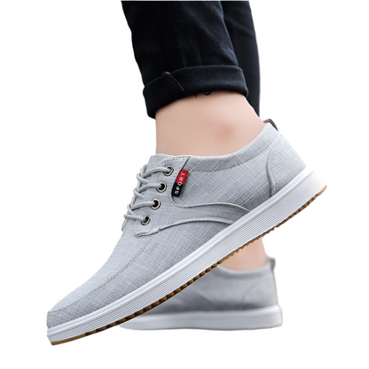 Chaussures Homme en Toile à Lacets – Décontractées & Respirantes