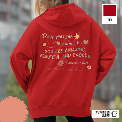 Women's Personalized Letter Printed Fleece Hoodie