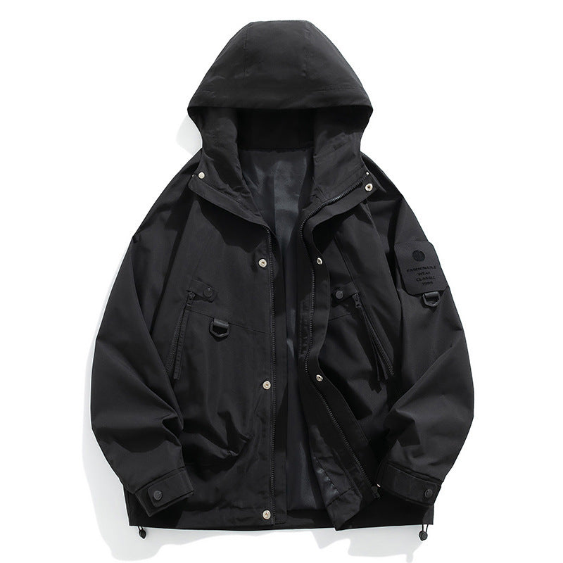Veste homme à capuche imperméable - Style outdoor décontracté et tendance