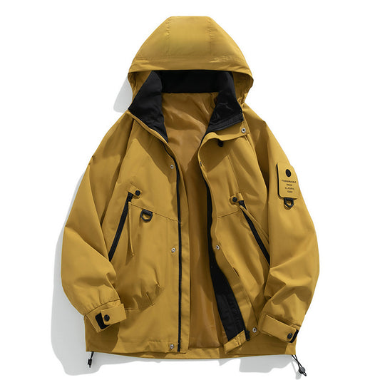 Veste homme à capuche imperméable - Style outdoor décontracté et tendance