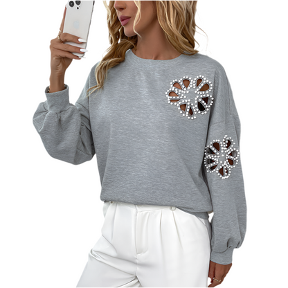 Pull Ajouré Femme – Coupe Ample, Look Casual Chic