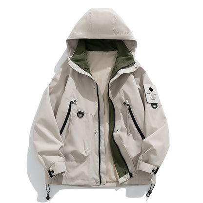 Veste homme à capuche imperméable - Style outdoor décontracté et tendance
